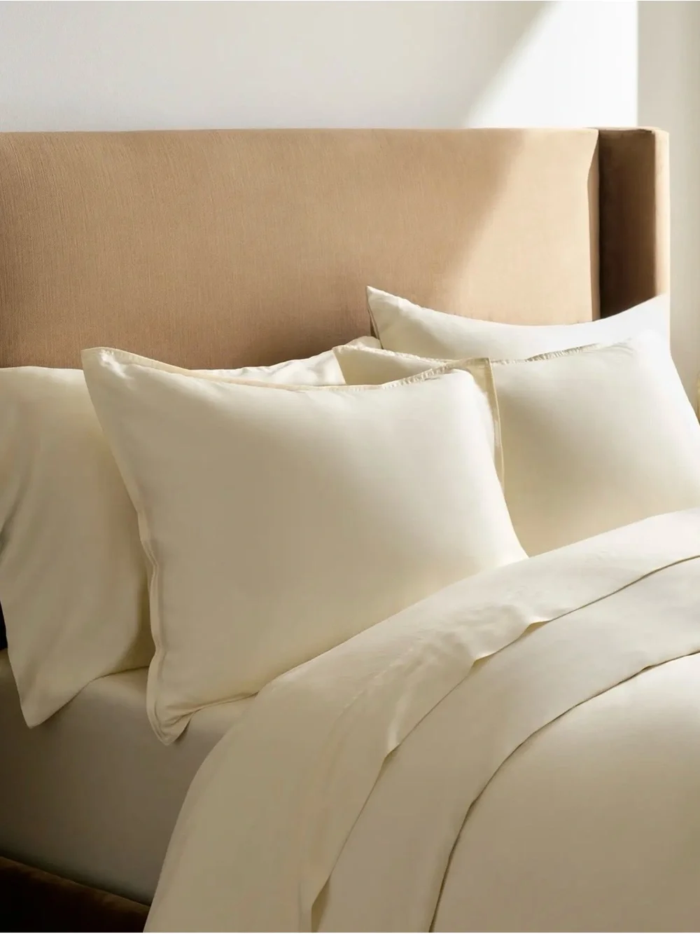Bamboo Duvet Cover King Cali King Color: Ivory
